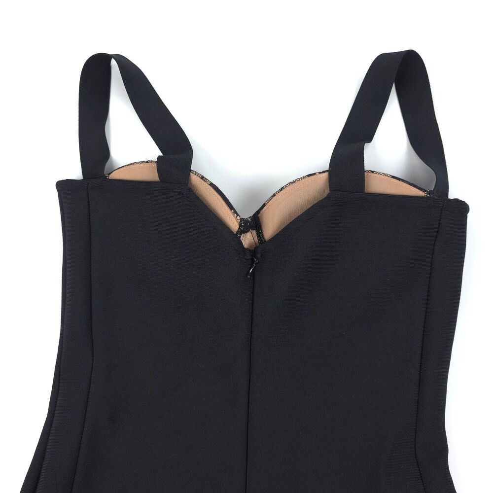 NWT Mew Mews Finbar Lace Bandage Dress Black Lace Svelte Sexy Romantic Feminine - Picture 10 of 12